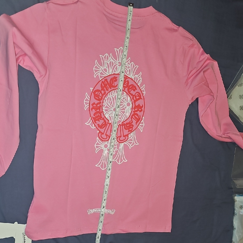 Chrome Hearts Pink Long Sleeve Tee - Picture 12 of 16